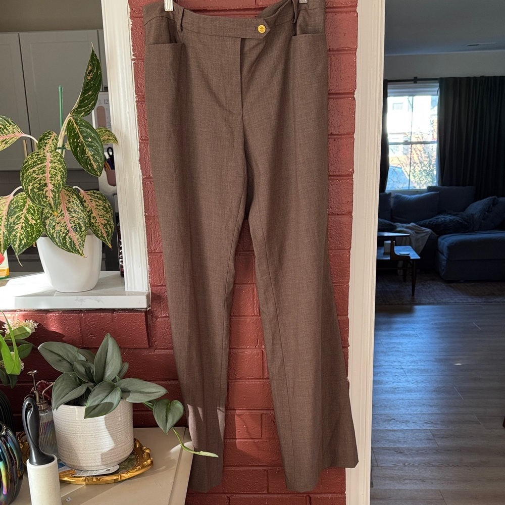Calvin Klein Brown Modern Fit Trousers